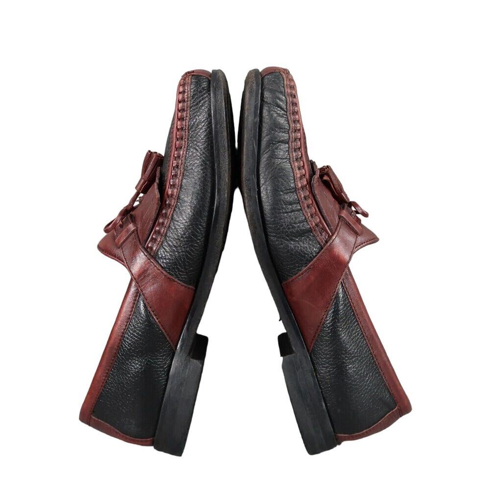 Johnston & Murphy Shoes Mens 10 Loafers Tassel Fringe Moccasin Leather Classic - Picture 9 of 13